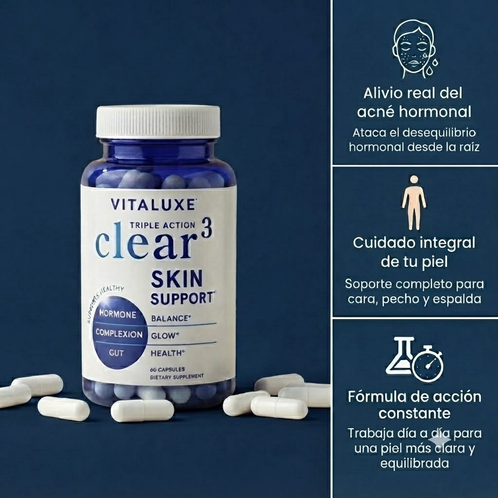 Suplemento Anti-Acné Hormonal Vitaluxe