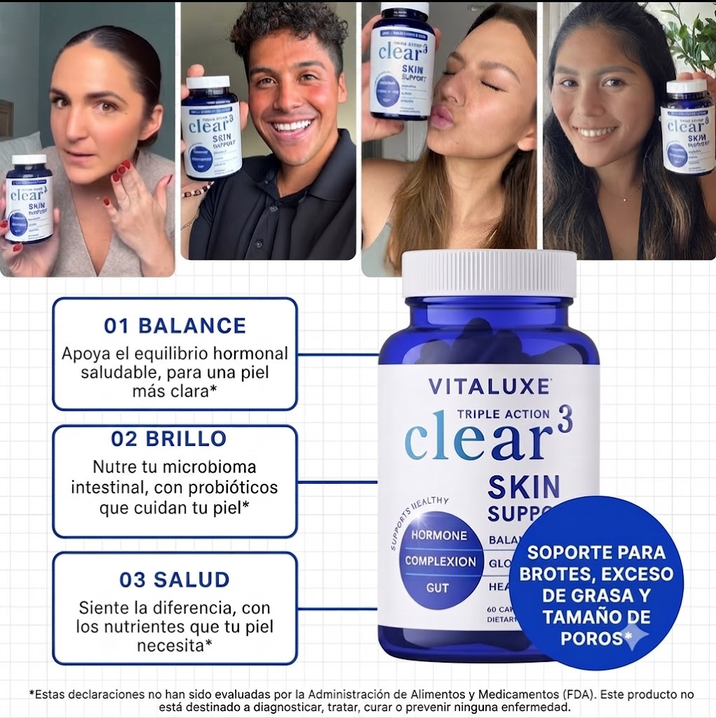 Suplemento Anti-Acné Hormonal Vitaluxe