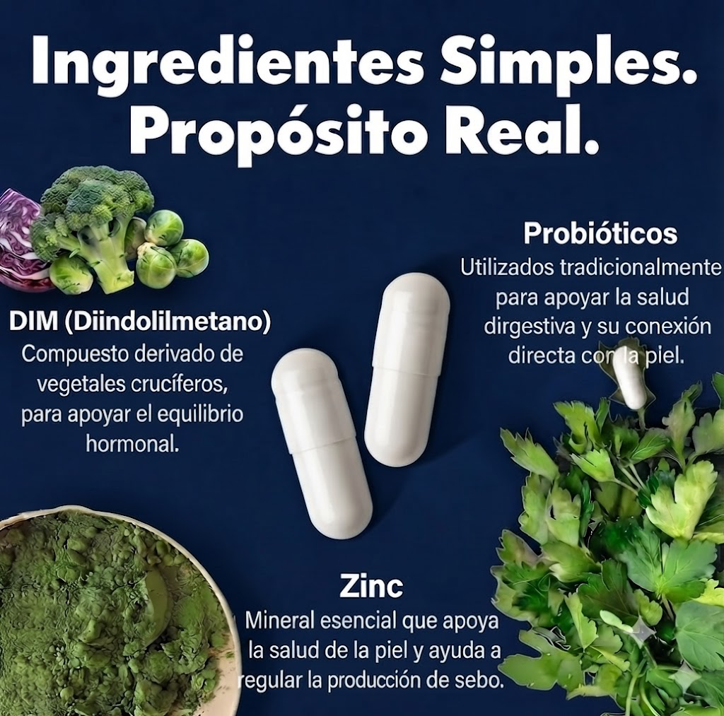 Suplemento Anti-Acné Hormonal Vitaluxe