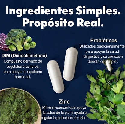 Suplemento Anti-Acné Hormonal Vitaluxe