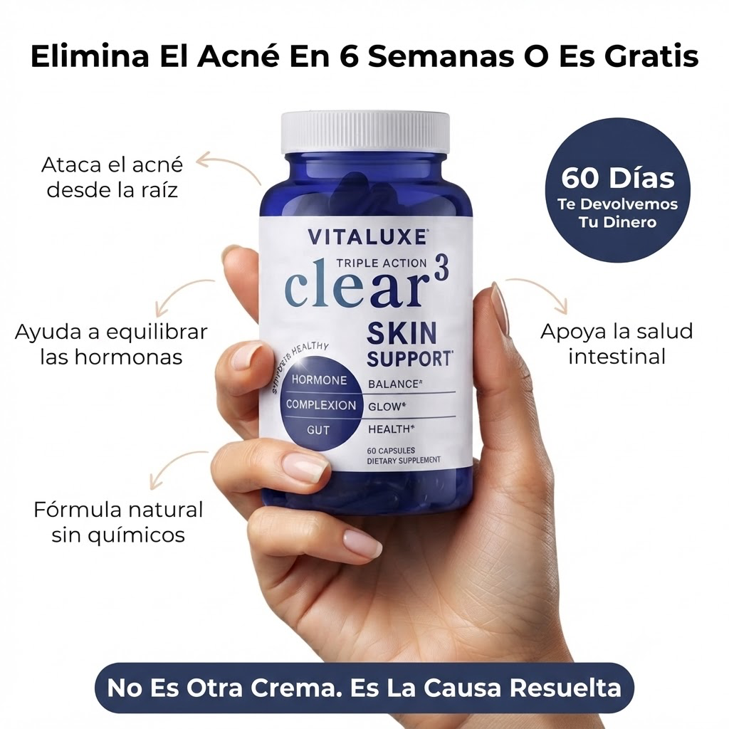 Suplemento Anti-Acné Hormonal Vitaluxe